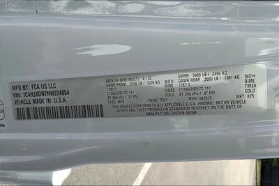 2022 Jeep Wrangler Unlimited Willys