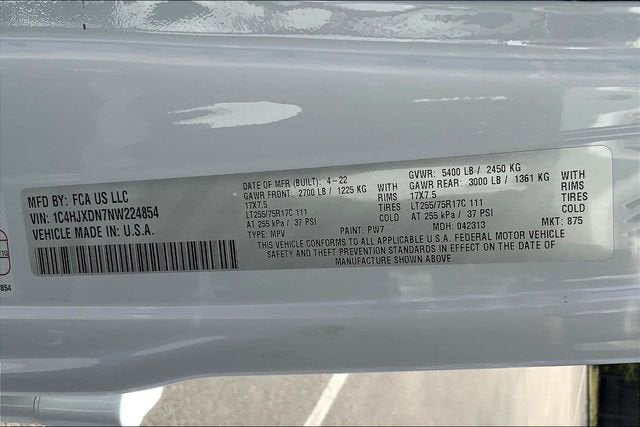 2022 Jeep Wrangler Unlimited Willys