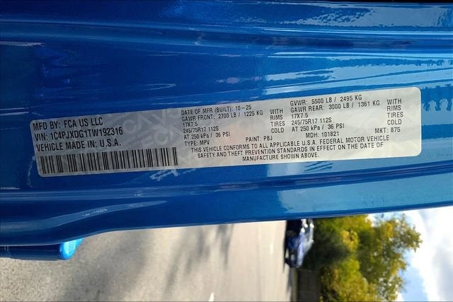 2026 Jeep Wrangler Sport S