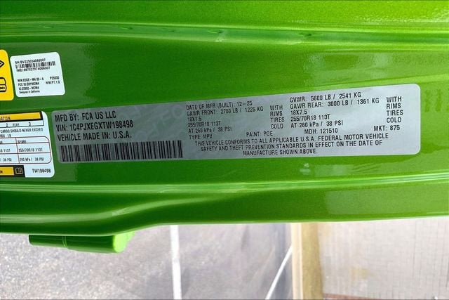 2026 Jeep Wrangler Sahara