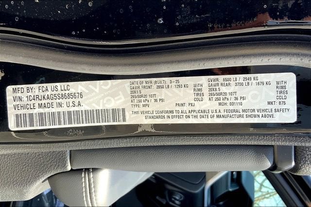 2025 Jeep Grand Cherokee L Altitude X