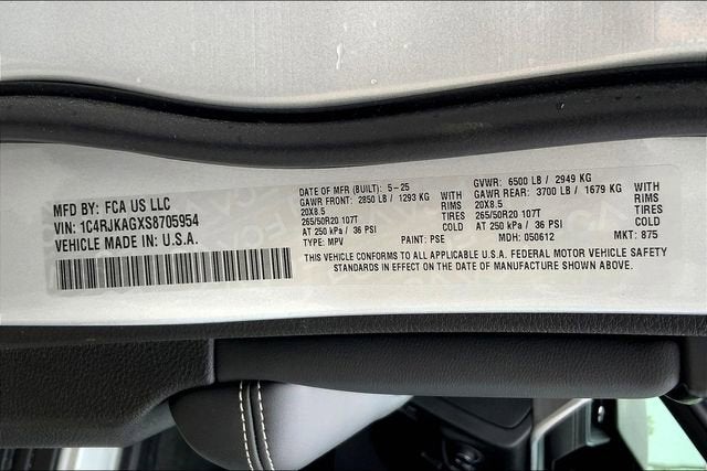 2025 Jeep Grand Cherokee L Altitude X