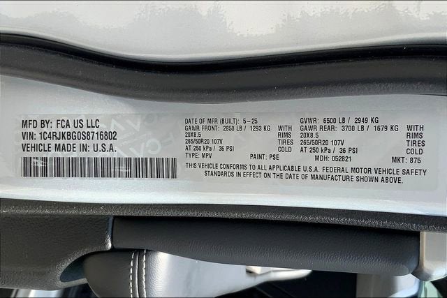 2025 Jeep Grand Cherokee L Limited