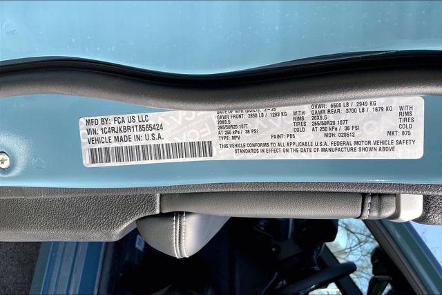 2026 Jeep Grand Cherokee L Limited Reserve