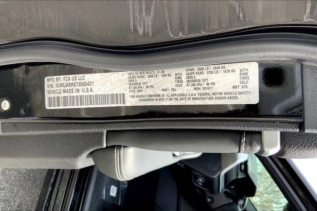 2026 Jeep Grand Cherokee L Limited Reserve