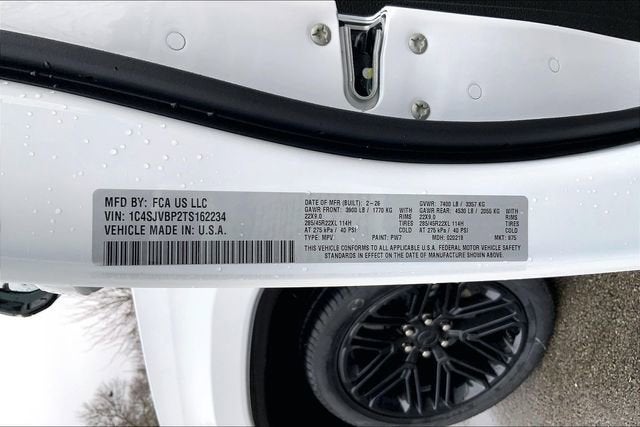 2026 Jeep Grand Wagoneer Limited Reserve