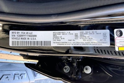 2026 RAM 1500 Big Horn