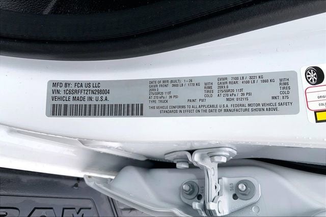 2026 RAM 1500 Big Horn