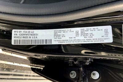 2026 RAM 1500 Tungsten