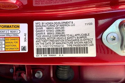 2024 Honda Accord LX