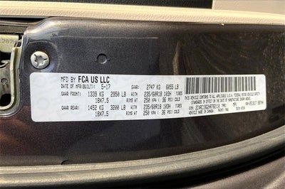 2017 Chrysler Pacifica Touring Plus