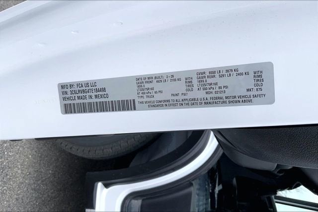 2026 RAM ProMaster Cargo Van Tradesman